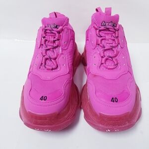 Balenciaga Triple S Vibrant Pink Sneakers